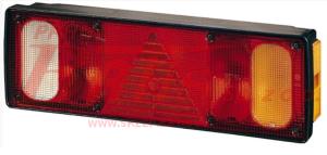 LAMPA hella / lewa TYLNA 5-SEGMENTOWA SCHMITZ,KRONE / nowy typ / TROJKĄTEM EASYCONN 7-FUNKCJI P21W/R5W/C5W