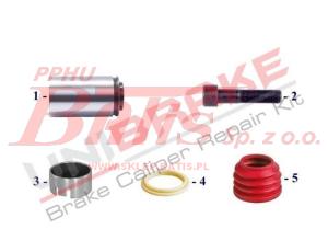 KPL. NAPRAWCZY unb ZACISKU HAMULCOWEGO KNORR SK7/SN6/SN7 PROWADNICA KRÓTKA SAF /  SN6/SN7/SK7 TYPE /