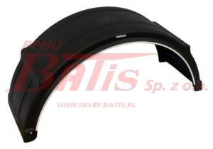 BŁOTNIK domar TYLNY NA KOŁA POJEDYŃCZE PEŁNY B-460MM / L-1900MM / R-650MM / S-1300MM / wspornik błotnika wpuszczany w błotnik /