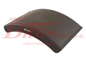 BŁOTNIK domar PLASTIKOWY TYLNY  B-550MM / L-700MM / R-560MM / S-635MM / połówka bez mocowania /