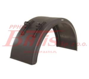 BŁOTNIK domar PLASTIKOWY TYLNY 430MM Z MOCOWANIEM / 430MM / B-430 / L-1900 / R-650 / S-1300 / H-580 /