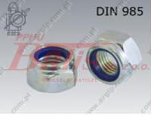 NAKRĘTKA M16*1,5  DIN 985 / samokontrująca / ocynk. galw. biały /