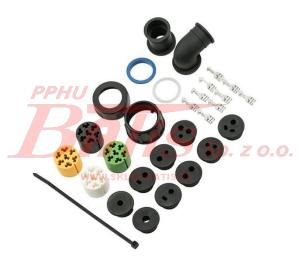 WTYCZKA aspock DO LAMPY ASPOCK ZIELONA   ZÓŁTA WTYCZKA 7 PINÓW   /  do lamp europoint  II/ / ecopoint  II / notatka /