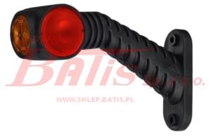 LAMPA horpol / lewa OBRYSOWA SUPERPOINT III LED BIAŁO-CZERWONO-POMARAŃCZOWY  / druga strona 0898570 / przewód 1,5 m / zatrzask /