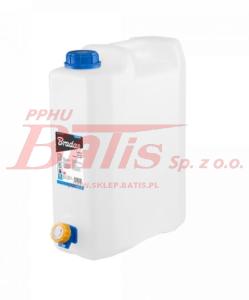 ZBIORNIK bds NA WODĘ 10L  / z kranem ale bez dozownika na mydło / Wymiary: - wysokość: 400 mm - podstawa: 330 x 140mm - waga: 600g - średnica wlewu: 51mm /