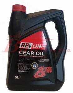 OLEJ revline / 5 litrów PRZEKŁADNIOWY SEMISTYNTHETIC GL-5 75W90 / opakowanie 5L / normy: API: GL-5; SAE: 75W/90; spełnia wymagania: Scania STO 1:0...  / patrz notatka /