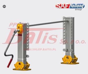 PODPORA saf NACZEPY KPL.TYP 'L-500'/ STOPA TYPU 'S' - PŁASKA-WAHLIWA / H-750 410 WYSUWU / SAF Herkules LGH S 75-41 F S /