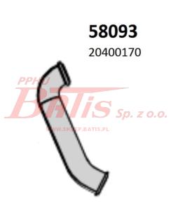 RURA hobi WYDECHOWA KOŃCOWA VOLVO FL6 /  L=936mm /