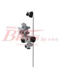 ZAWÓR wabco POZIOMUJĄCY PODUSZKI M12*1,5 Z DŹWIGNIĄ BPW/DAF/SAF/SCHMITZ/IVECO/SCANIA  / 5 otworów /