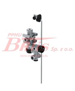 ZAWÓR wabco POZIOMUJĄCY PODUSZKI M12*1,5 Z DŹWIGNIĄ BPW/DAF/SAF/SCHMITZ/IVECO/SCANIA  / 5 otworów /