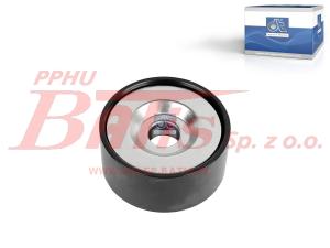 ROLKA d.t PROWADZĄCA PASKA WIELOROWKOWEGO METALOWA FI-74mm W-34mm wymiar wewnętrzny łożyska 12 mm MAN TGS/ TGX MOT.D0836/D2066/E2876