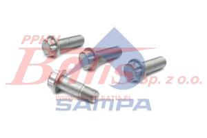 KPL. MONTAŻOWY sampa ZACISKU HAMULCOWEGO /KPL ŚRUB MOCUJĄCYCH/ 55MM M18x1,5