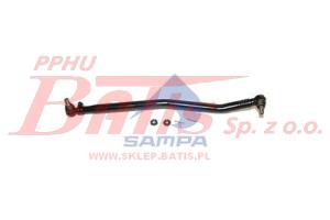 DRĄŻEK sampa KIEROWNICZY PODŁUŻNY L-1006mm SCANIA P/G/R/T / Długość [mm]:1006 / Ciężar [kg]:10,12 / Drążek / rozpórka:Popychacz / nastawny:jednostronnie regulowany