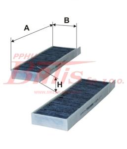 FILTR filtron KABINOWY Z WĘGLEM AKTYWNYM K-1227A X 2