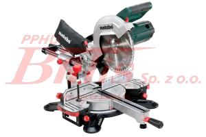 PILARKA metabo STOŁOWA KGS 254 M Z FUNKCJĄ POSUWU / dane techniczne - notatka /