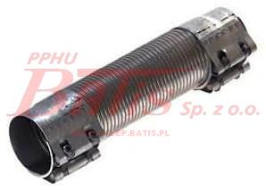 RURA dinex WYDECHOWA ELASTYCZNA (Fi-77mm) MERCEDES ATEGO   / waga 1.25 kg /