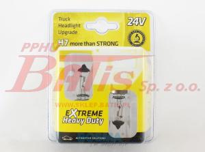 ŻARÓWKA bosma HALOGENOWA H7 24V/70W EXTREME HEAVY DUTY  PX26d - kpl. 2 sztuki !!!!  WYDŁUŻONA ŻYWOTNOŚĆ DO 900h !!!!
