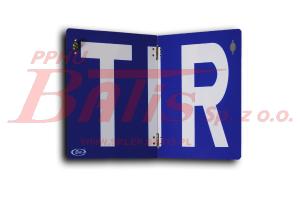 TABLICA WYRÓŻNIAJĄCA TIR SKŁADANA