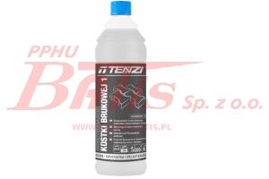 PREPARAT tenzi / 1 litr DO CZYSZCZENIA KOSTKI BRUKOWEJ 1 / usuwa smary; oleje; substancje smoliste; zabrudzenia pochodzenia eksploatacyjnego; paliwa ... / 1 L koncentratu = 100 m2 /