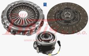 SPRZĘGŁO sachs / nowe KPL. FI-430MM 24N RVI KERAX / MAGNUM / PREMIUM 2 / VOLVO FH / FM / 9700 / 9900 / można stosować do  EURO3,EURO5,EURO6 /  z siłownikiem  / bez siłownika  jest pod numerem  202946 / sam siłownik 116791/