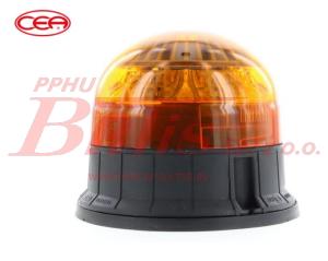 LAMPA vignal OSTRZEGAWCZA LED / pomarańczowa / 10-30V / ISO DIN 14620B / mocowanie 3-punktowe / podwójny błysk ECE R10/ECE R65 / średnica: 146mm, wysokość: 127mm /