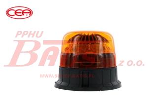 LAMPA vignal OSTRZEGAWCZA DIODOWA POMARAŃCZOWA 10 - 30V , ISO DIN 14620B / mocowa na 3 śruby / światło obrotowe / wysokość 120 mm , średnica 146 mm / ECE R10 / ECE R65 /