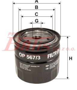 FILTR filtron OLEJU OP-567