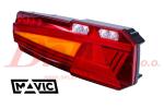 LAMPA horpol /prawa TYLNA 'MAVIC' LED 12-24V / 6-segmentowa / z trójkątem odblaskowym / bez lampy obrysowej rogowej / przewód: 6×0,5mm2; długość 1,5m /