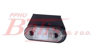 LAMPA horpol OBRYSOWA LED BIAŁA Z ODBLASKIEM 12 / 24V z wieszakiem i zaciskiem 1,5m