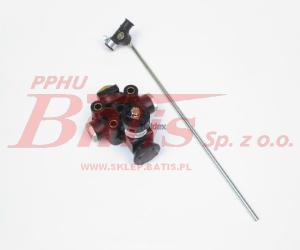 ZAWÓR haldex POZIOMUJĄCY PODUSZKI 10BAR ALUMINIOWY Z DŹWIGNIĄ BPW/SAF/DAF/SCANIA/MAN  / M12*1,5 typ - 3,0MM /