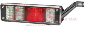LAMPA hella / lewaTYLNA LEWA POZYCJA/ STOP/ OBRYS DIODOWE KRONE/SCHMITZ  / druga strona 151597 / klosz 1515991 /
