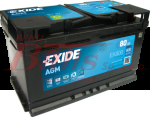 AKUMULATOR exide 12V 80AH/800A MICRO-HYBRID AGM START-STOP/AGREGATY Thermo-King / 24m-ce GWARANCJI! / 315x175x190mm / technologia: AGM, do chłodni oraz dla pojazdów z systemami Start 