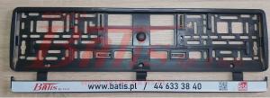 RAMKA batis / biała  DO TABLIC REJESTRACYJNYCH