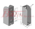 KIESZEN sls DESKI STELAŻA NACZEPY 3 OTWORY / wymiary 30*50*110 mm / otwory fi 7 / grubość ścianek 2 mm /