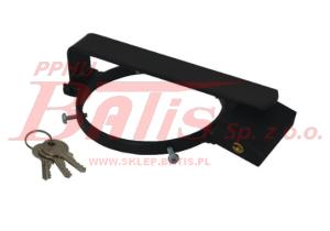 ZABEZPIECZENIE kraj / fi 80 ANTYKRADZIEŻOWE / z kłódką /  WLEWU PALIWA FI 80 MM, PROSTE DAF, VOLVO,RENAULT, MAN ,MERCEDES, IVECO