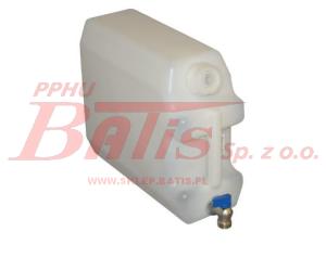 ZBIORNIK NA WODĘ 10L / biały / kranik metalowy / mocowany poziomo /