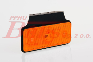 LAMPA fristom /żółta OBRYSOWA LED / podwieszana / z uchwytem kątowym / przewód: 2x0,75mm2 / opakowanie: 10szt. / bez uchwytu: 079096 /