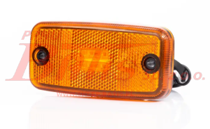 LAMPA fristom / żółta OBRYSOWA DIODOWA / przewód 2×0,75mm^2 / FT-019 Z LED