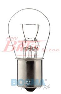 ŻARÓWKA bosma-e / P21W jednowłóknowa / 12V/21W / BA15s / 25x47mm
