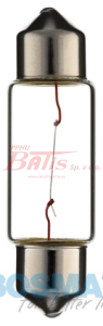 ŻARÓWKA bosma-e / C5W rurkowa / 24V/5W / SV8,5 / 10x36mm / TESLA