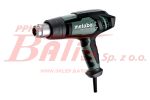 OPALARKA metabo/2300W HGE 23-650 LCD / przepływ powietrza: 150/500 l/min / temperatura powietrza: 80-650*C / płynna regulacja / notatka /