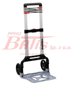 WÓZEK metabo MetaBOX NA DWÓCH KÓŁKACH / przystosowany do schodów / udźwig do 125kg; po schodach do 50kg /