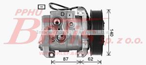 SPRĘŻARKA ava (KOMPRESOR) KLIMATYZACJI MERCEDES ACTROS /ANTOS/AROCS/ATEGO3