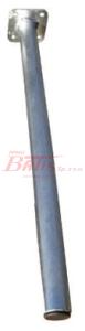RURA zkp WSPORNIKA BŁOTNIKA L=800MM Fi=42MM Z UCHWYTEM KWADRATOWYM