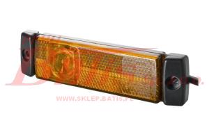 LAMPA hella OBRYSOWA POMARAŃCZOWA DIODOWA 24 V / wys.32 szer.130 /