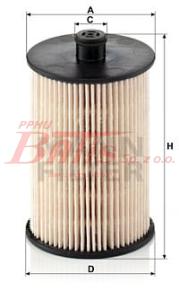 WKŁAD mann filter FILTRA PALIWA / z uszczelaniczem / VOLVO S60 I, S80 I, S80 II, V70 II, XC70 I, XC90