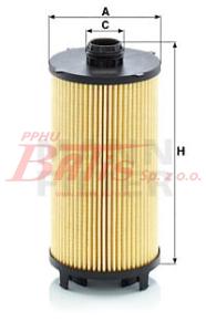 WKŁAD mann filter  FILTRA OLEJU ASTRA (IVECO GROUP) HD9 / HHD9. IVECO Stralis II / Stralis XP, Stralis II X-Way, Trakker (04-). EURO 6