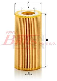 WKŁAD mann filter FILTRA OLEJU VOLVO C30, C70 II, S40 II, S60 I, S60 II, S80 I, S80 II, V40, V50, V60 I, V70 II, V70 III, XC60 I, XC70 I, XC70 II, XC90 I; FORD FOCUS II, KUGA I
