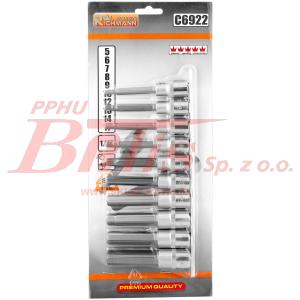 KPL NASADEK richman IMBUSOWYCH H5-H17 100MM 1/2' S2 / 10 elementów / na listwie /