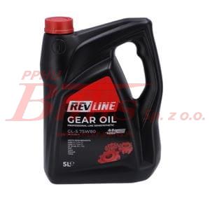 OLEJ revline / 5 litrów PRZEKŁADNIOWY REVLINE 75W80 GL5 / SEMISYNTHETIC DO PRZEKLADNI MANULANYCH /